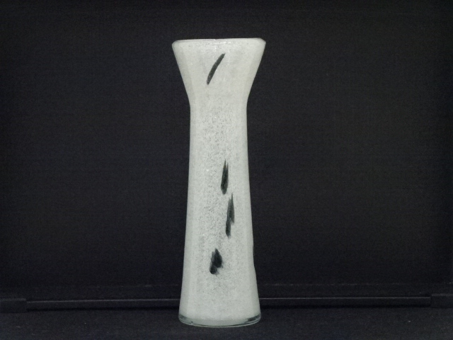  岩田藤七造　風雪花瓶（共箱）